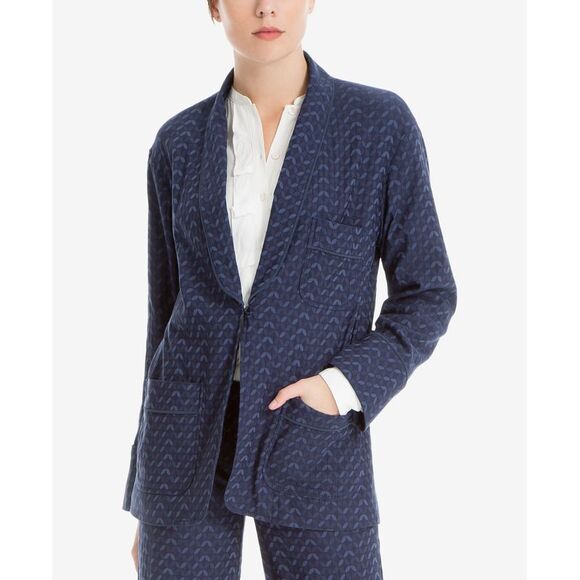 Max Studio London Shawl Collar Jacquard Blazer - Picture 1 of 2